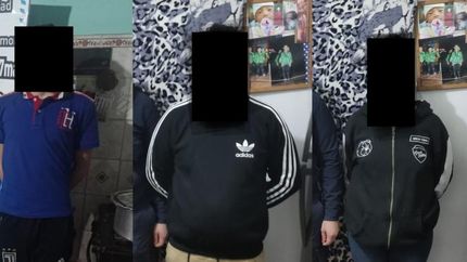 Detuvieron a dos hombres y a una mujer.