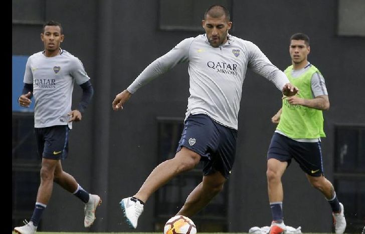 El plantel de Boca arrancó la semana de trabajos en el Complejo Pedro Pompilio.