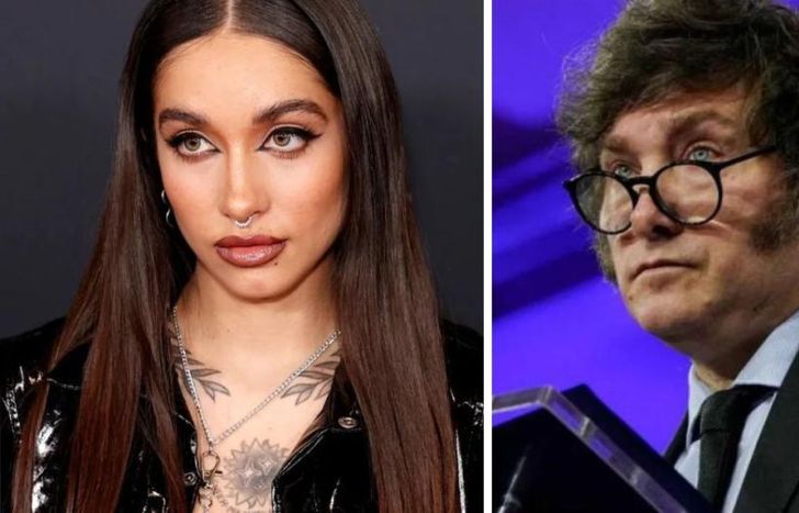 María Becerra, contra Javier Milei.