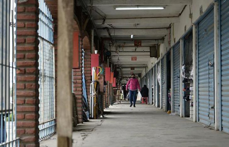 La postal durante la mañana fue muy distinta a la habitual.