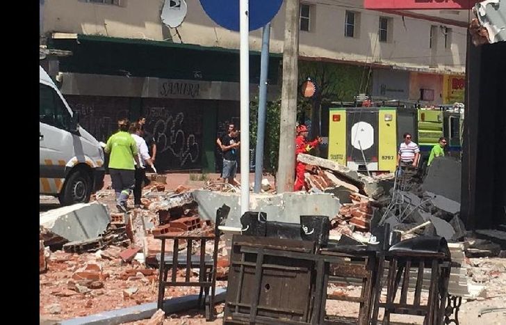 Un derrumbe y dos víctimas fatales.