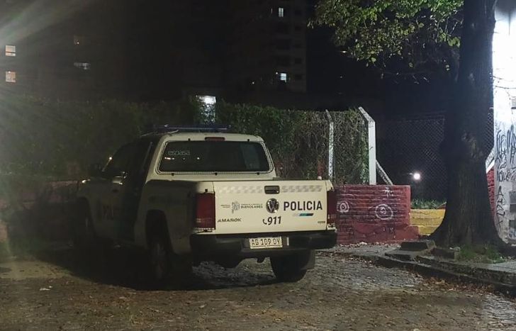 El lugar del accidente.