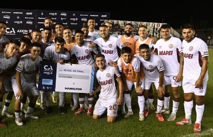 Lanús a General Lamadrid para avanzar a los 16avos de final.