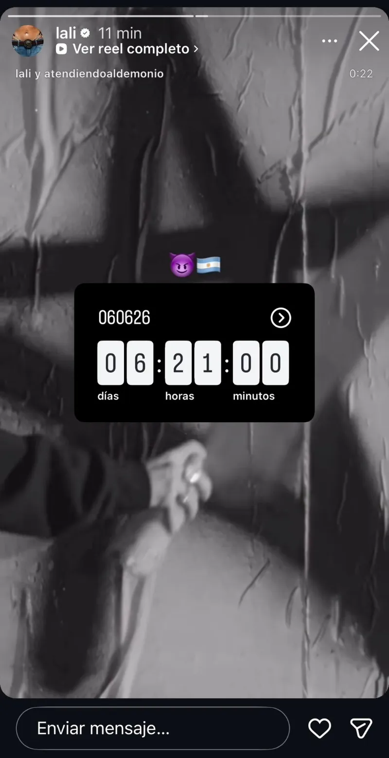 Lali Espósito, en River. 