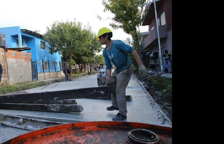 arrancó el armado de un desagüe pluvial para evitar inundaciones.