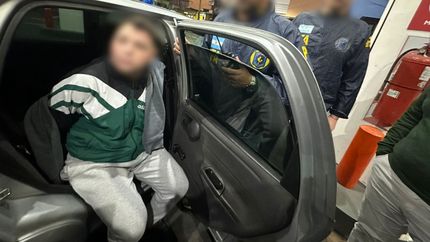 El joven detenido, apodado Cara de Bebé.