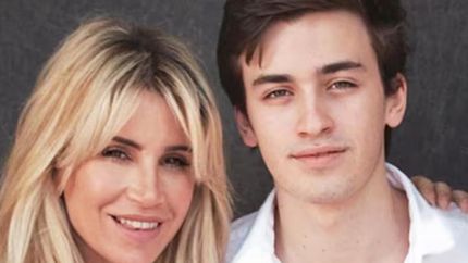 Florencia Peña y sus hijos.