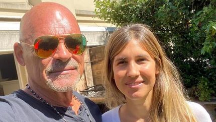 Walter y su hija.