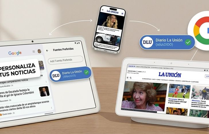 Ahora podés seguir a La Unión desde Google.&nbsp;