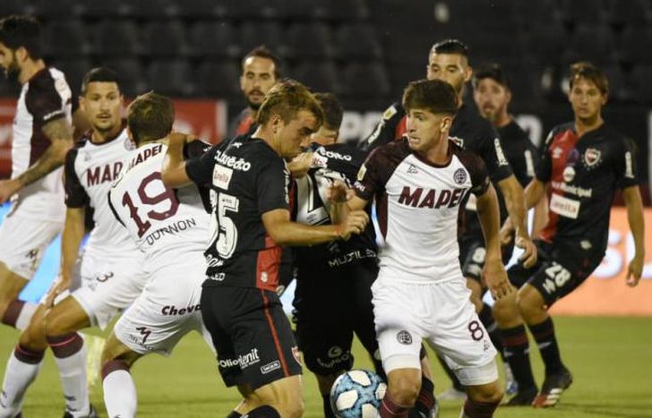 Un borbollón en el área de Newells que no llevó peligro.