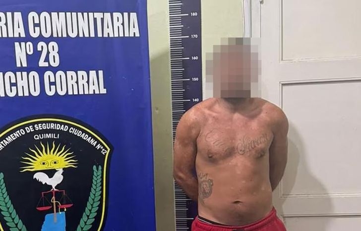 El prófugo fue atrapado en Santiago del Estero.