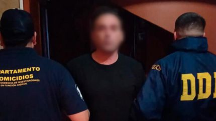 Vargas, al momento de su detención.