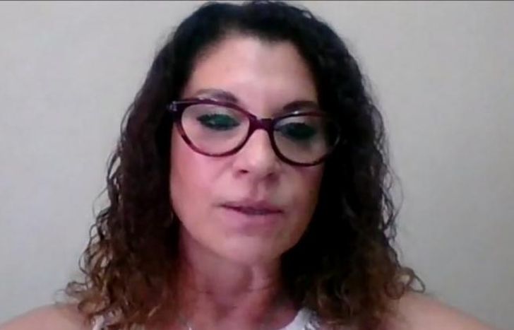 Mabel Taglione habló en como miembro de la Facultad de Agrarias.