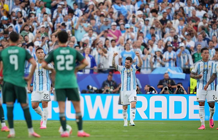 Lionel Messi, otra vez figura en la Selección Argentina.