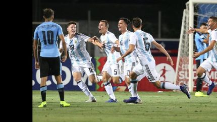 Argentina ya jugó con Uruguay y le ganó: fue 1-0 en fase de grupos.