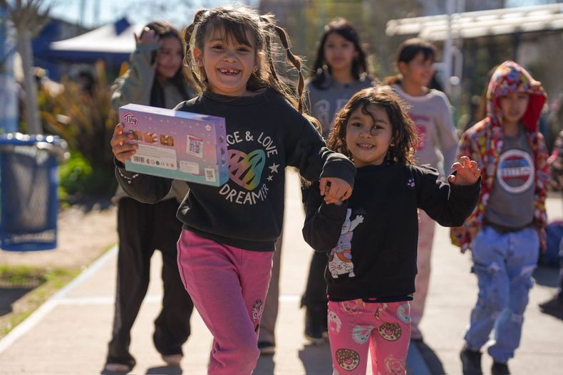 Se realizaron sorteos por premios para los peque&ntilde;os de Lomas.