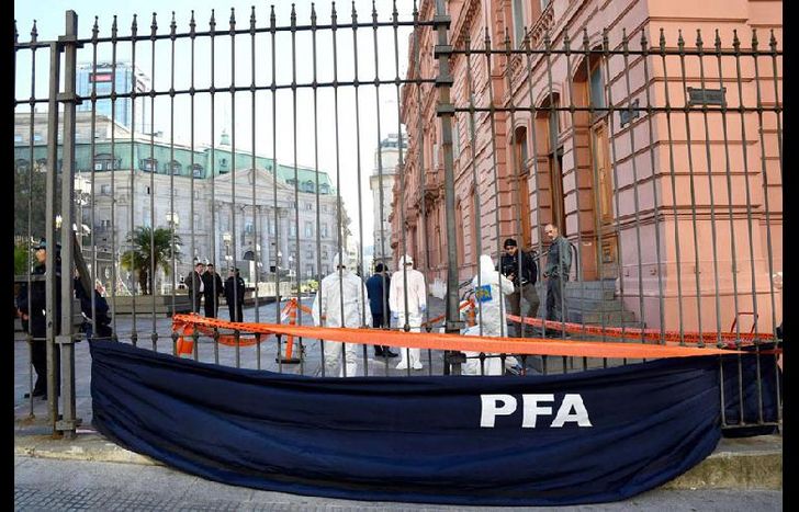 El episodio en la Casa de Gobierno ocurre el mismo día en que un hombre intentó ingresar con un arma.