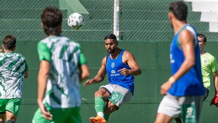 Maciel, en el amistoso con Sarmiento.