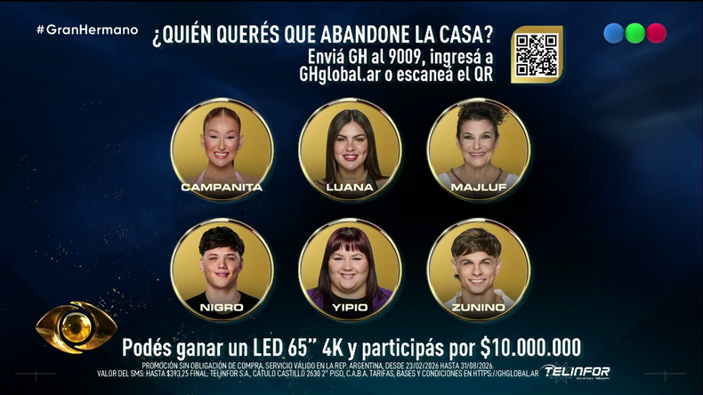 La placa de Gran Hermano. 