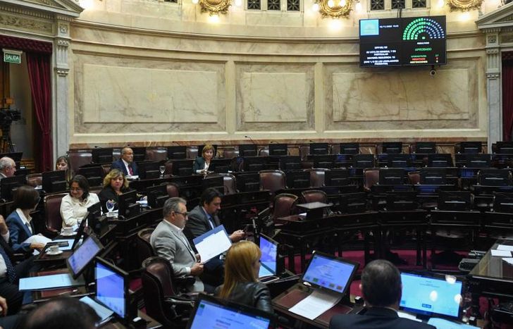 Unanimidad de los 37 senadores reunidos en el recinto.