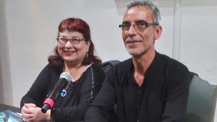 Dietris Aguilar con Martín Doy.
