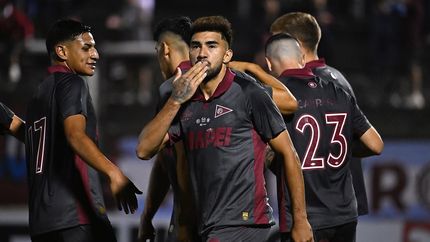 Marcelino Moreno, el as de Lanús. Marcelino Moreno, el as de Lanús.