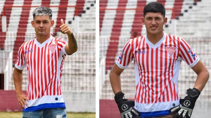 Darío Balmaceda y Taiel Arancibia se transformaron en jugadores profesional del Milrayitas.
