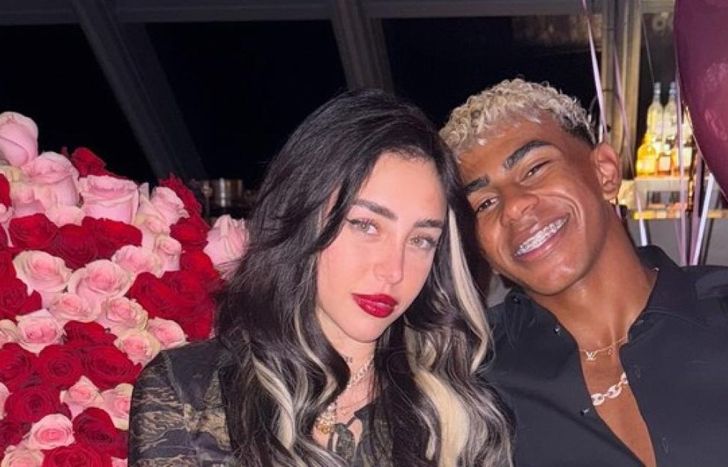 Nicki Nicole y Lamine Yamal, separados.