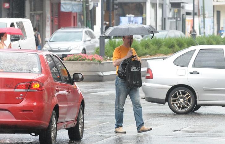 Llovió durante la madrugada y la mañana.