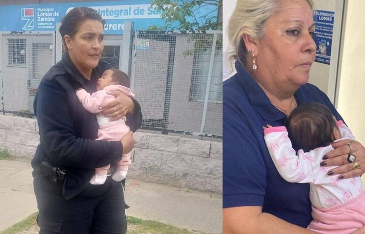 La beba fue asistida por la Policía y el personal de guardia de la sala de Barrio Obrero.