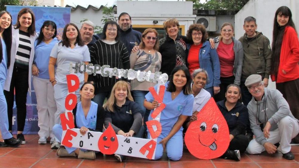 El equipo completo del Gandulfo, el Rotary, voluntarios y la comunidad que se animó a ayudar.
