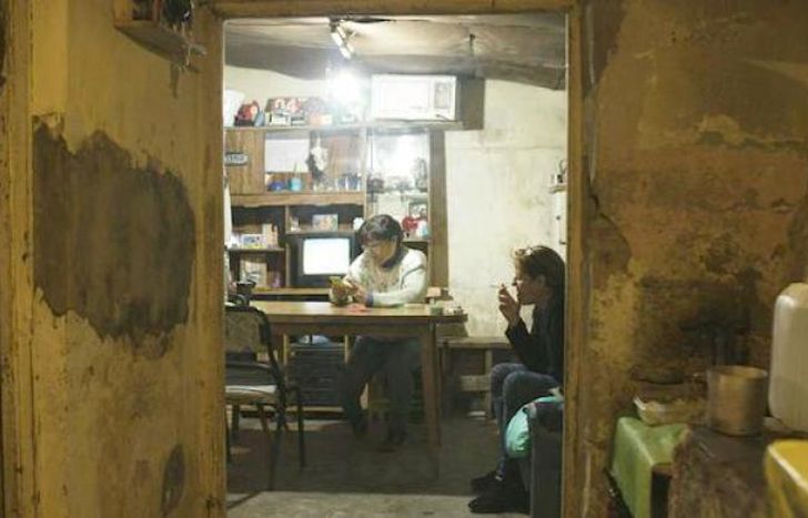 Una escena de La visita.