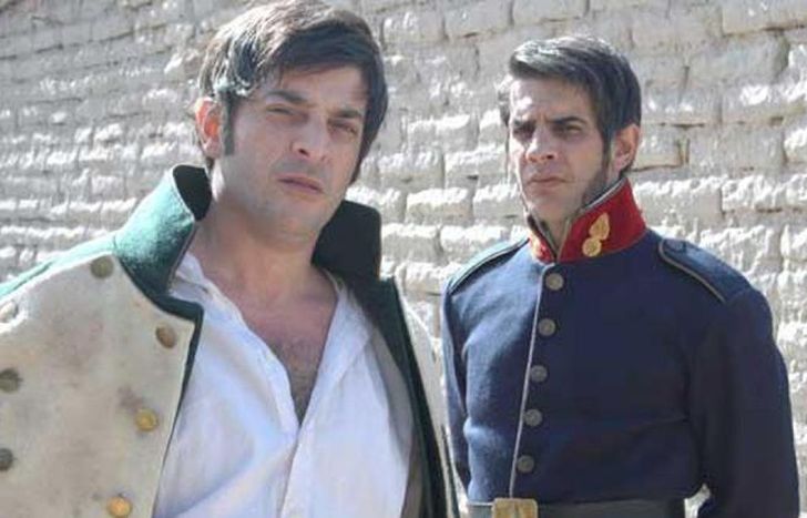 Rago como Belgrano, y Echarri como San Martín.