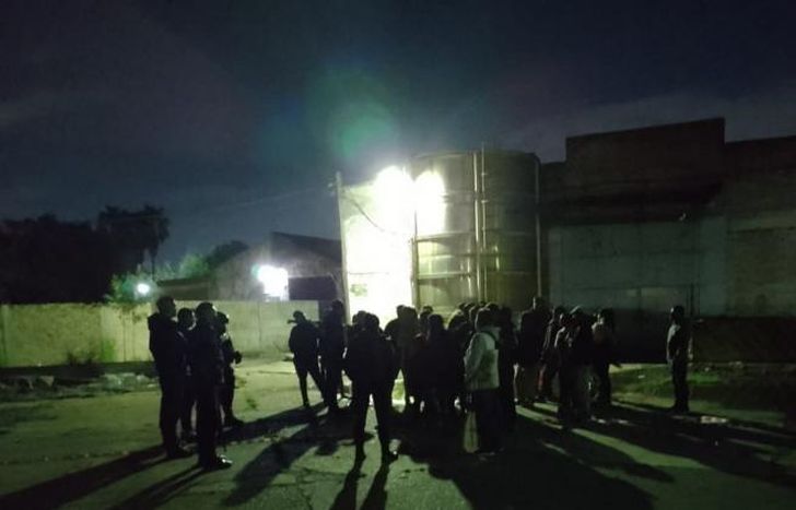 El hecho fue este domingo.