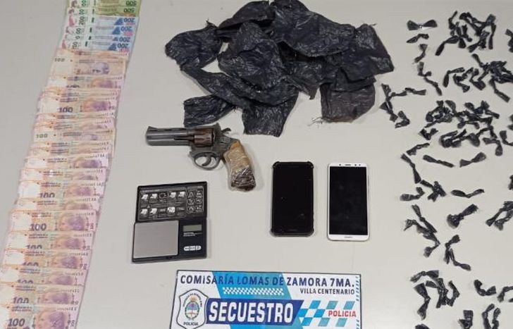 Fueron secuestradas 250 dosis de pasta base.