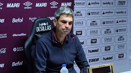 Mauricio Pellegrino se mostró preocupado por el presente de Lanús.