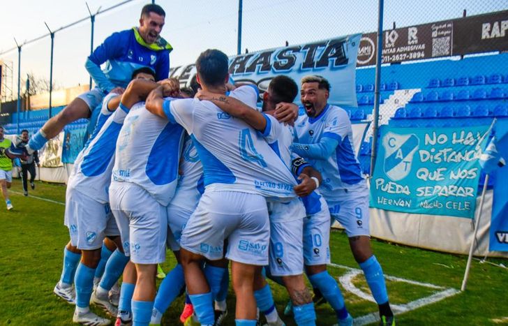 Así se celebró el agónico gol de Lucas Gaona.