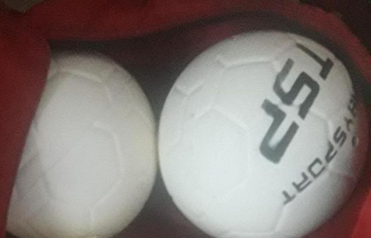 Cinco pelotas fueron donadas por los socios.