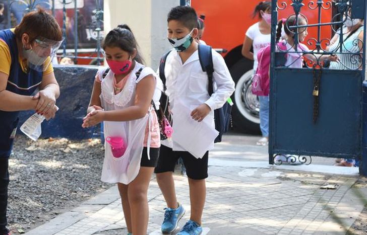 Protocolo para entrar al aula.