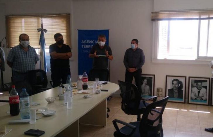 El encuentro fue en las oficinas de la Agencia Territorial.
