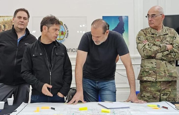 Kicillof viajó a Bahía Blanca.