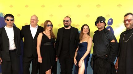 El elenco del film, en Cannes.