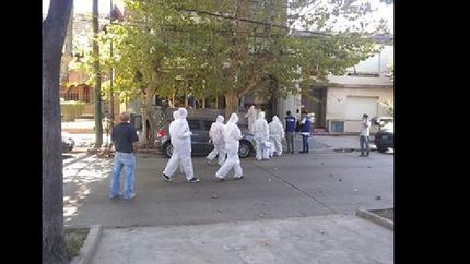 el personal de salud tuvo que revisar cada uno de los departamentos.