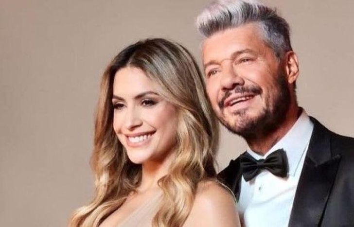 Milett Figueroa y Marcelo Tinelli.