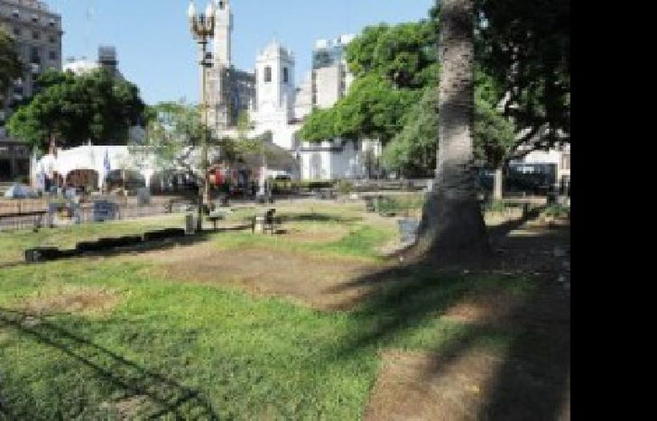 acampe plaza de mayo