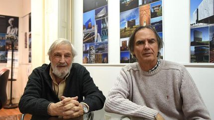 Gabriel y Máximo, dos arquitectos dispuestos a ayudar a los nuevos colegas.