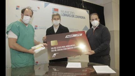 una por una, las donaciones que recibio lomas para enfrentar la pandemia
