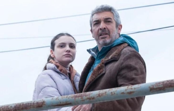 Mora Fisz y Ricardo Darín, en El Eternauta.