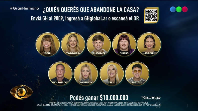 Los nominados de Gran Hermano Generación Dorada. 