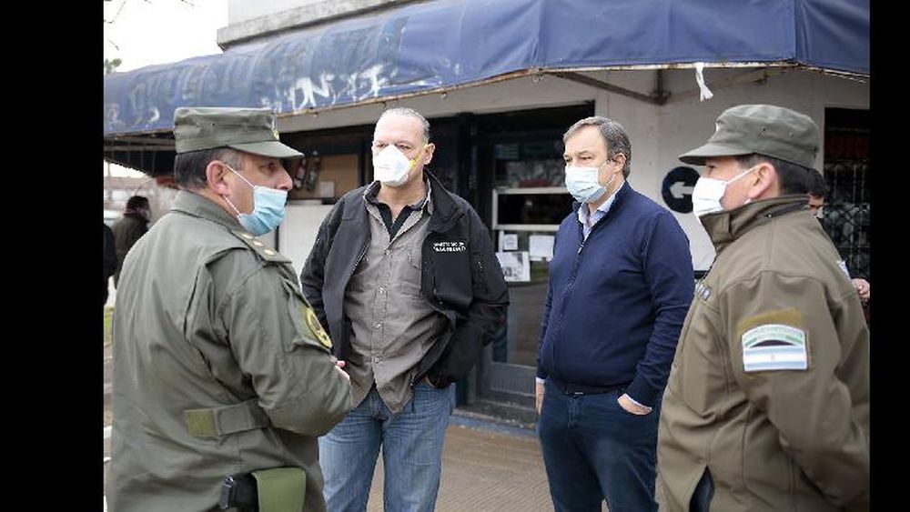 Berni pasó por Almirante Brown, habló de la inseguridad y cuestionó a la Justicia